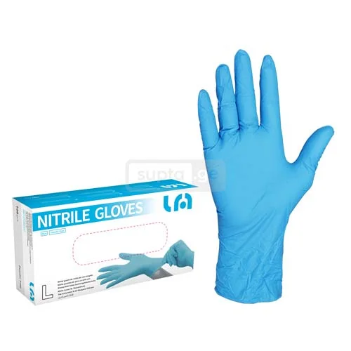 LYNCMED - Nitrile medical disposable glove LARGE 100 pcs